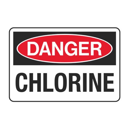 Danger Chlorine Decal